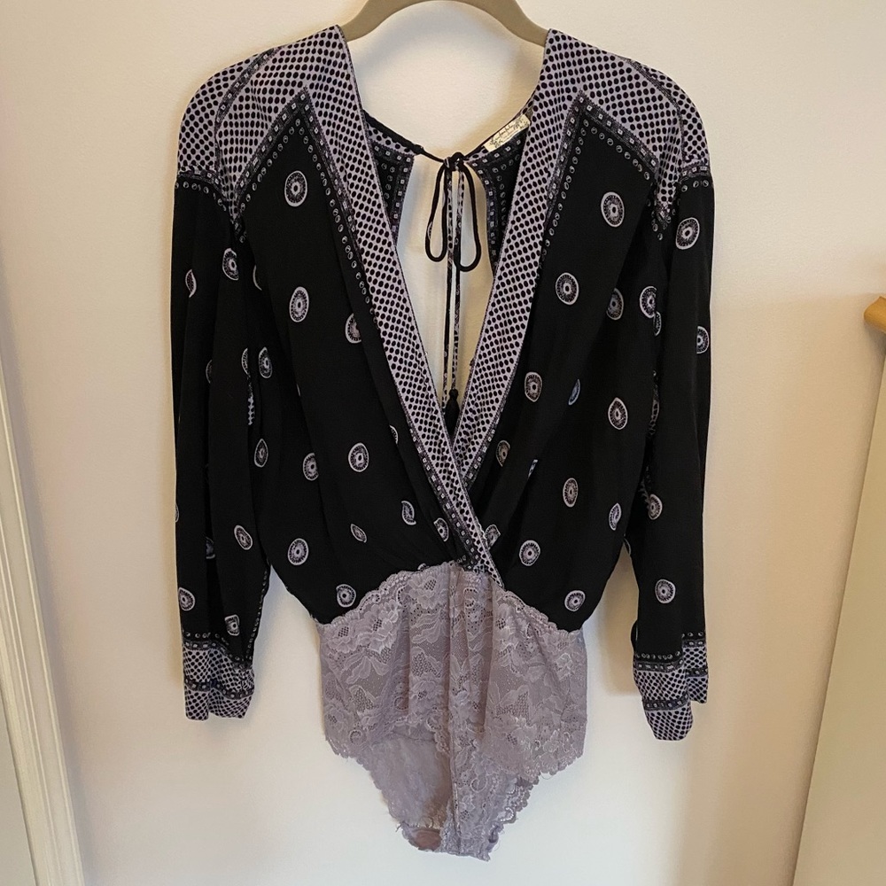 Free People Bobo Bodysuit Top